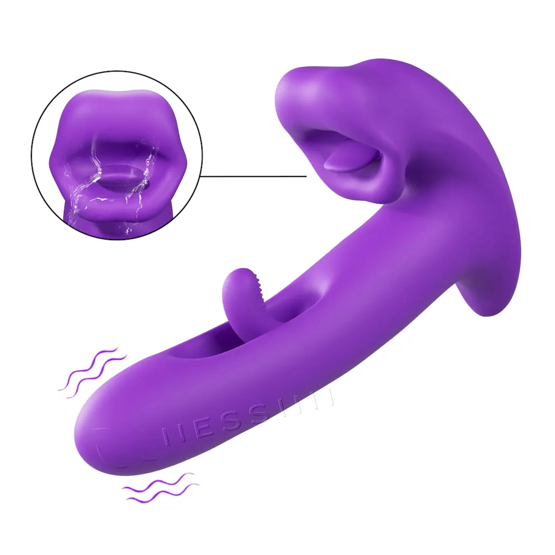 Ultimate Curved Intimate Massager - Motion, Tongue & Vibration Power