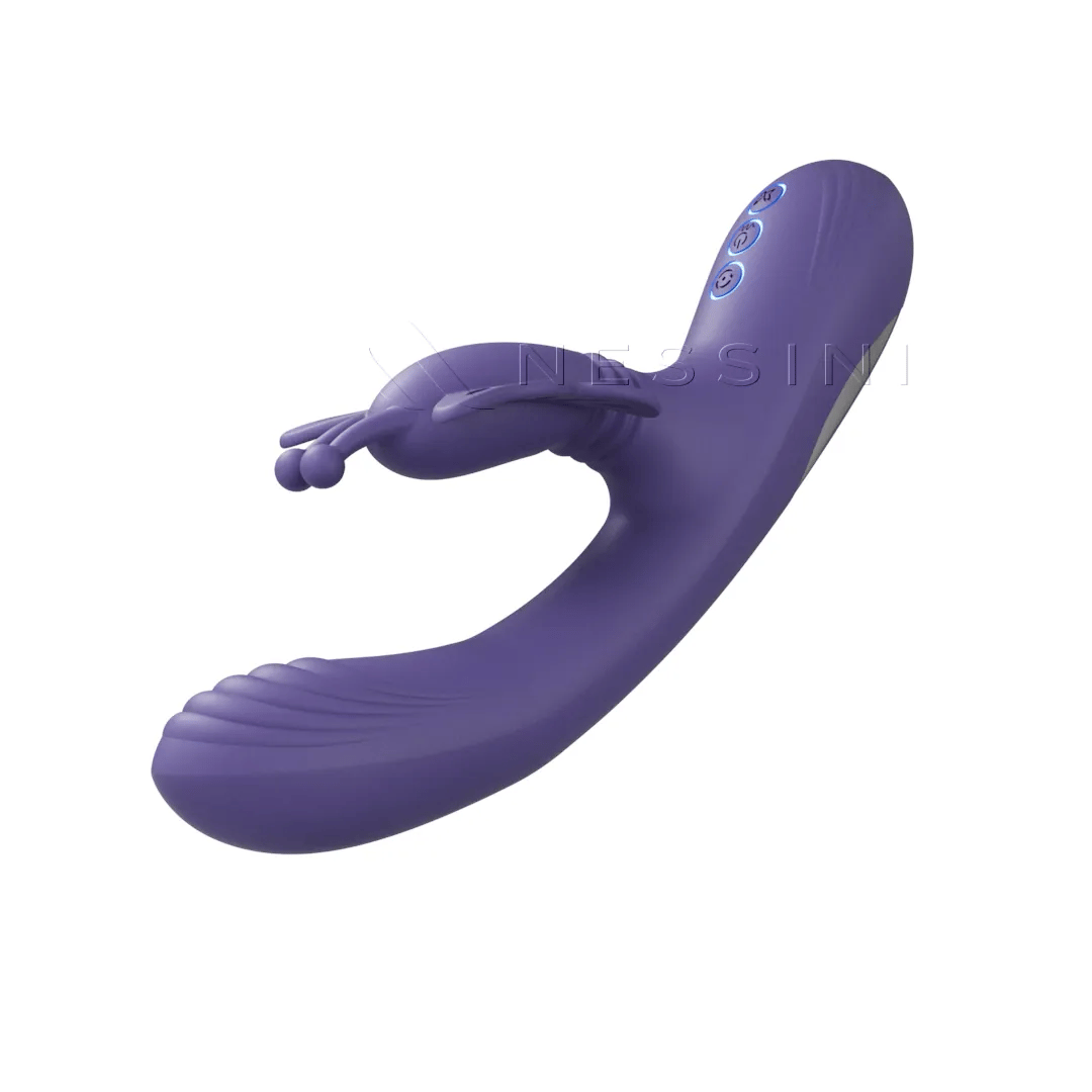 3-i-1 intimvibrator med rörelsefunktion