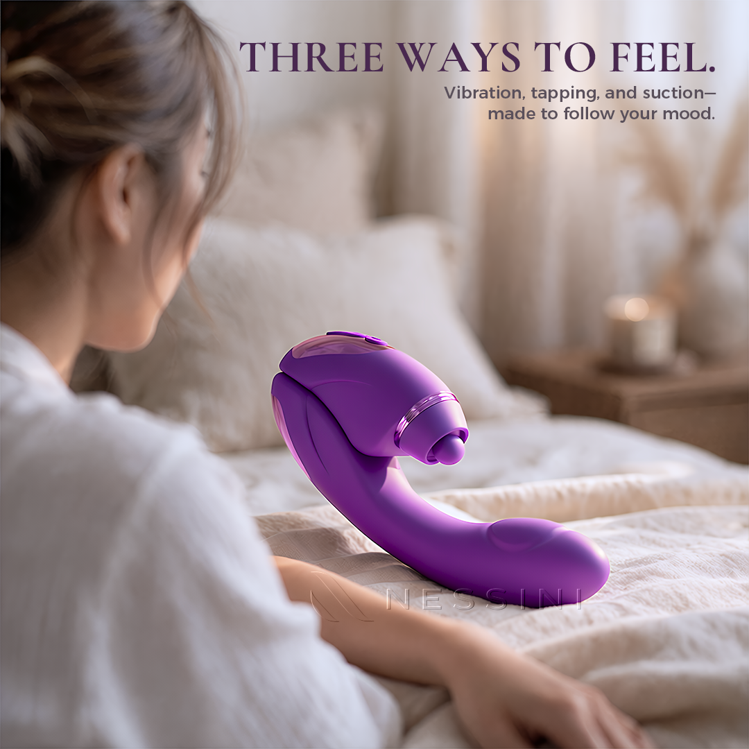 Remote-Controlled 3-in-1 Personal Massager