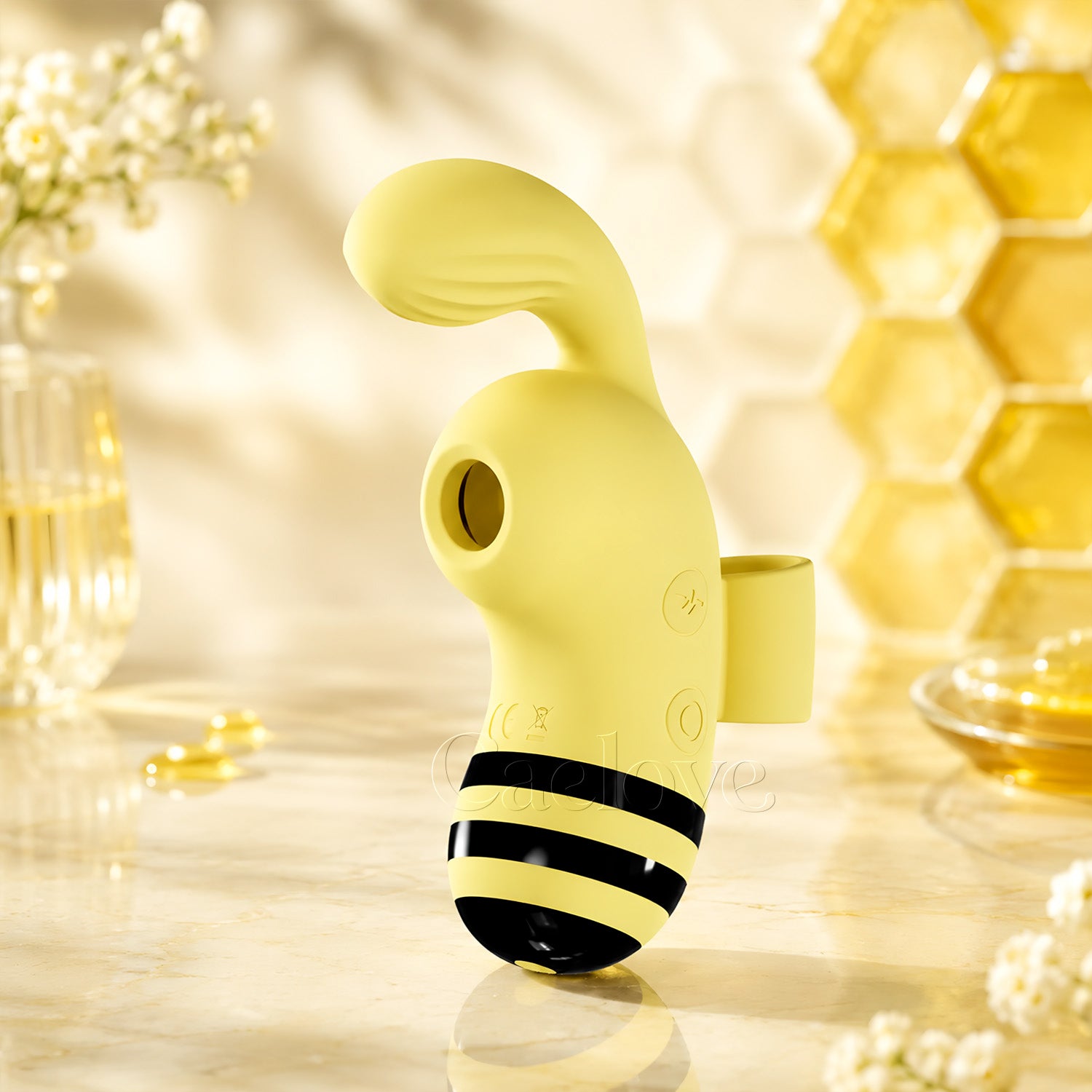 BeeGlow™ Genopladelig Ekstern Sug Massager med 10 Hastigheder & 5 Sug Mode