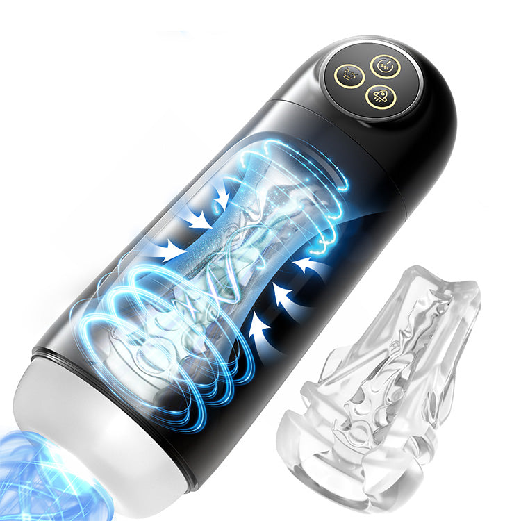 Elite Automatic Performance Stroker - 9-Mode Suction & Whirlpool Experience