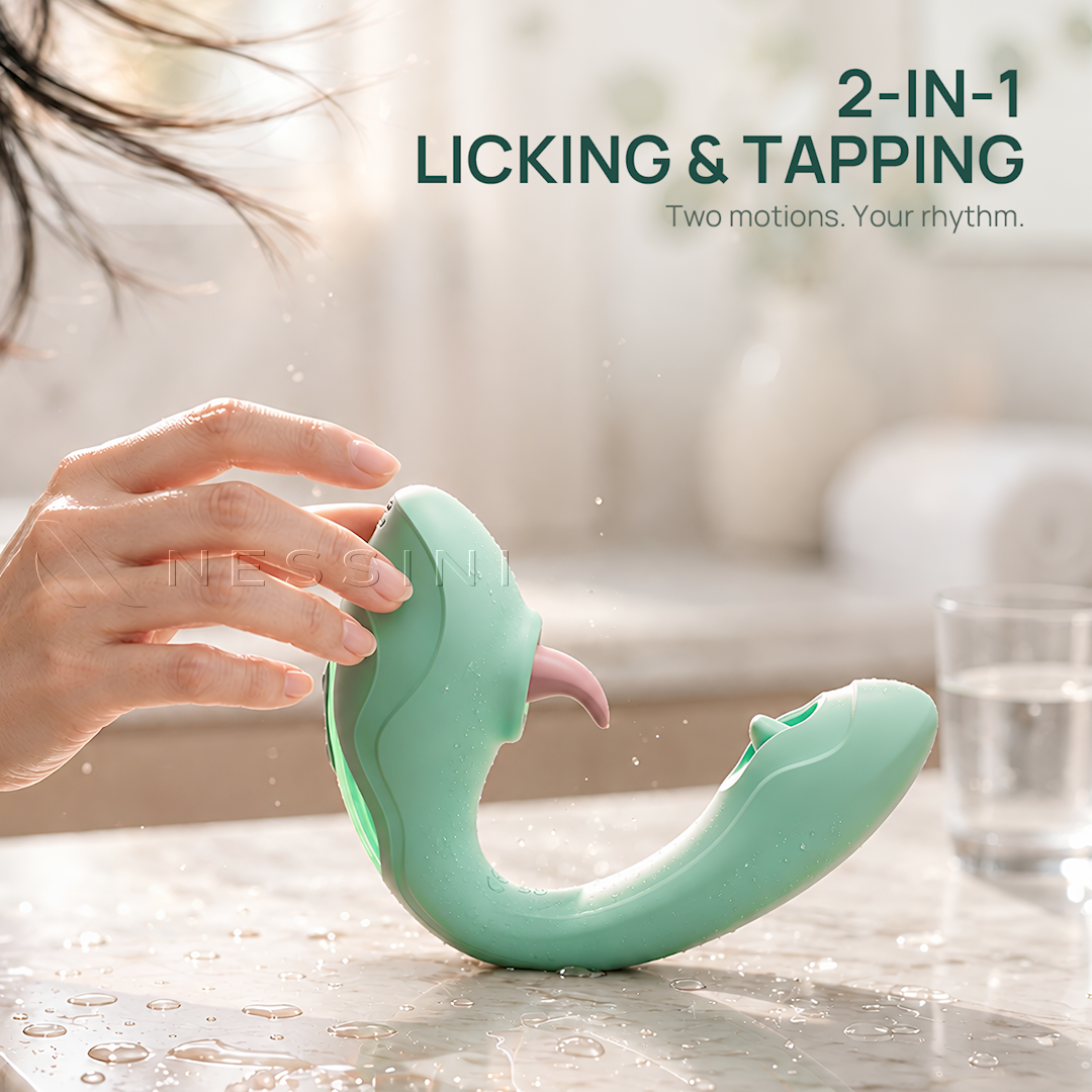 2-in-1 Personal Massager – Dual Motion & Flexible Design