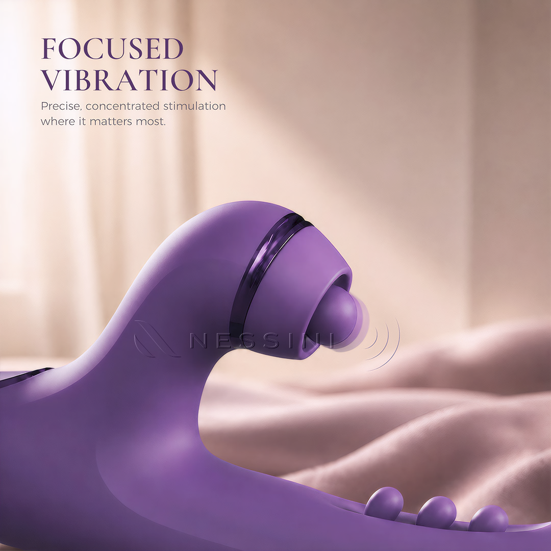 Multi-Mode Intimate Massager with 4 Interchangeable Tips