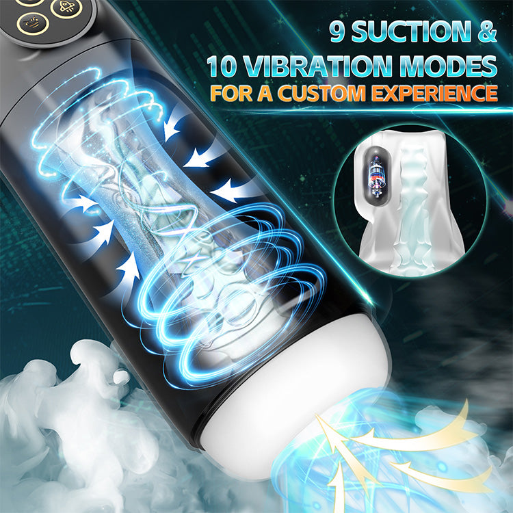 Elite Automatic Performance Stroker - 9-Mode Suction & Whirlpool Experience