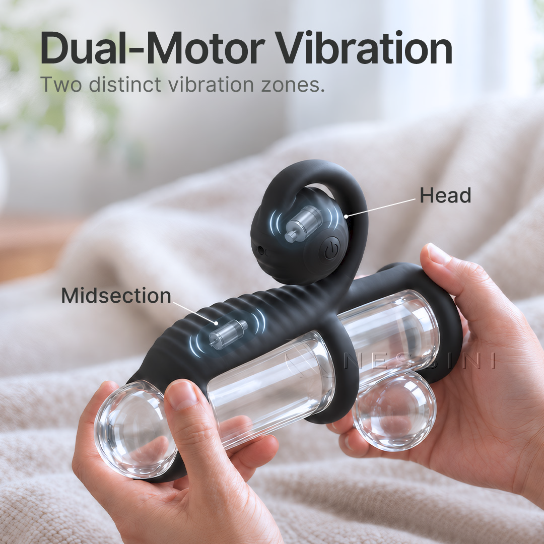 Remote-Controlled Couples Ring Massager – 10 Modes