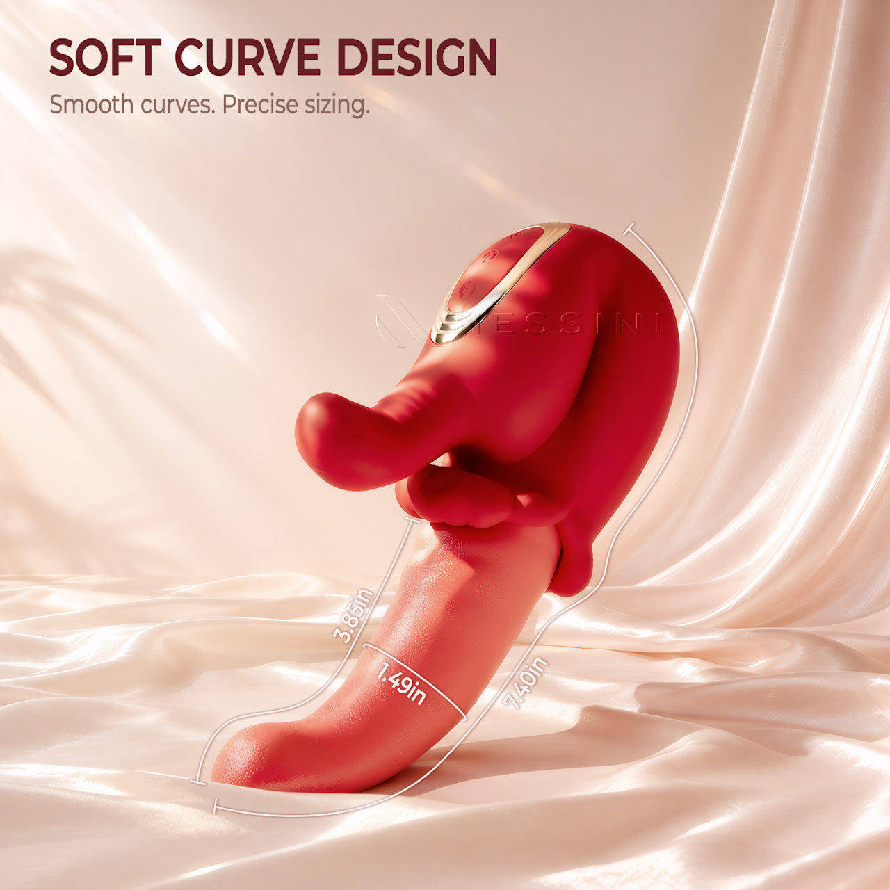 LuxeMotion 4-in-1 Thrusting & Rotating Personal Massager