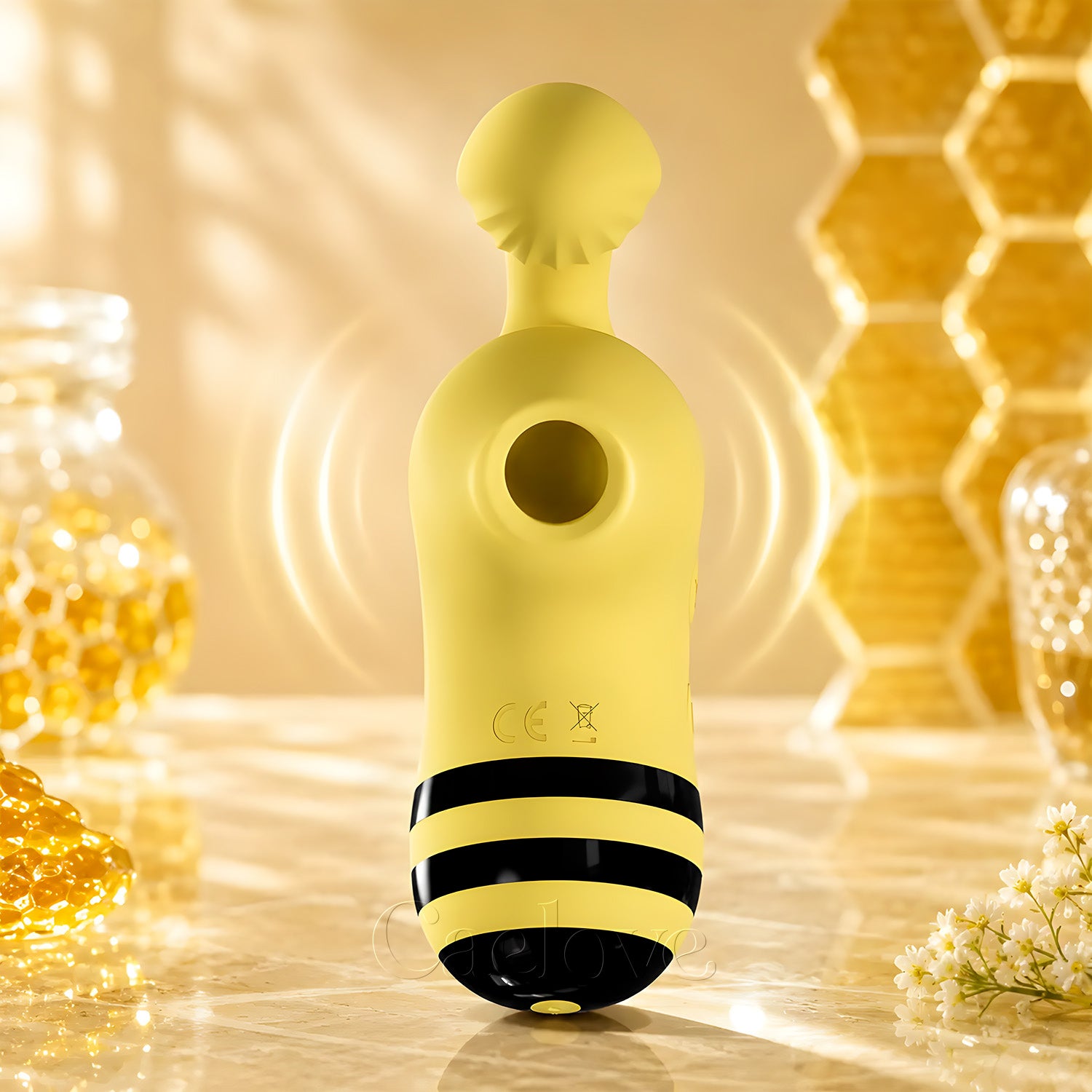 BeeGlow™ Genopladelig Ekstern Sug Massager med 10 Hastigheder & 5 Sug Mode