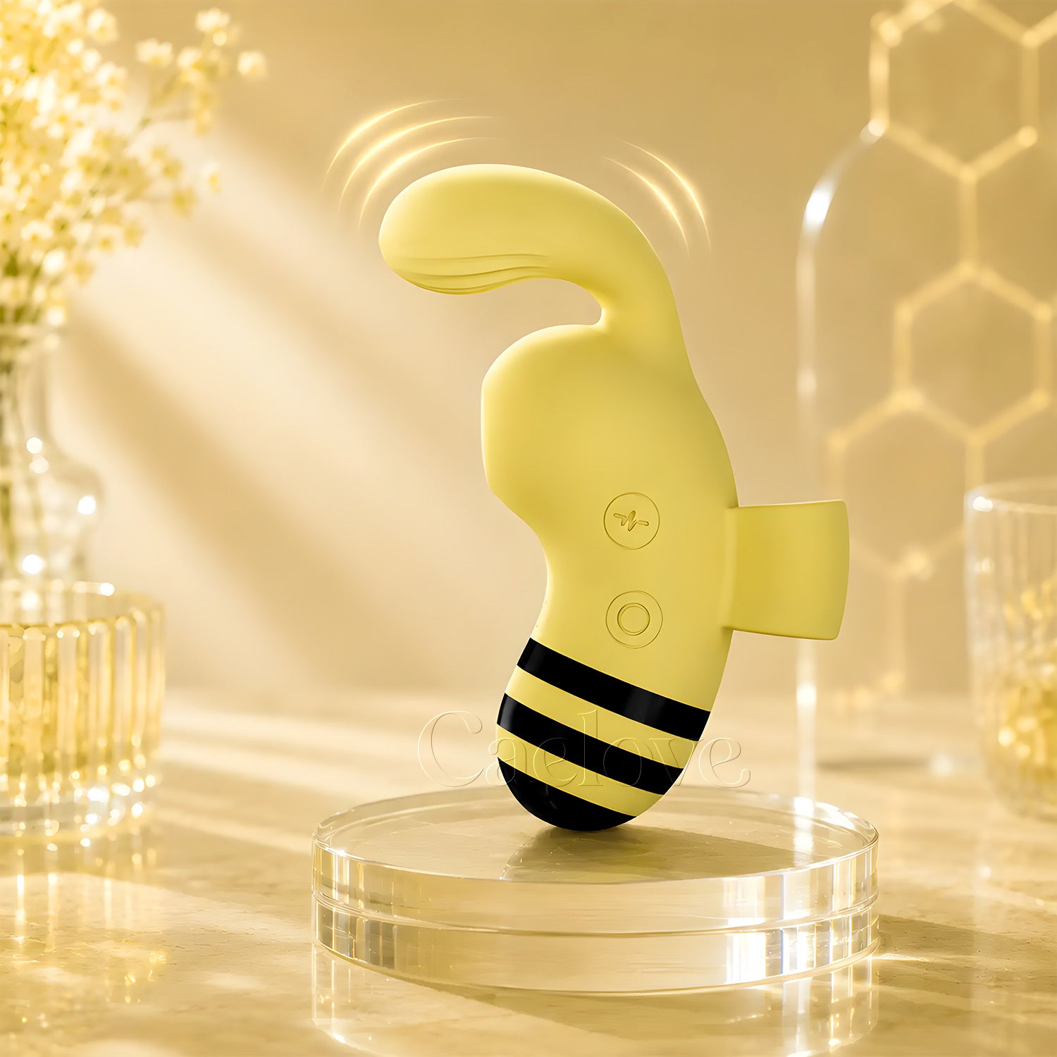 BeeGlow™ Genopladelig Ekstern Sug Massager med 10 Hastigheder & 5 Sug Mode