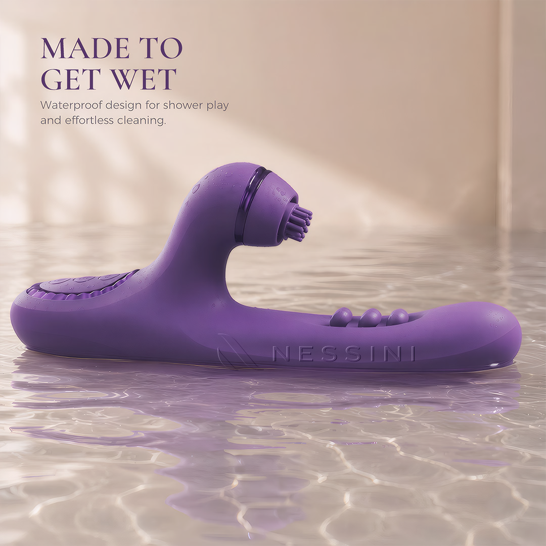 Multi-Mode Intimate Massager with 4 Interchangeable Tips