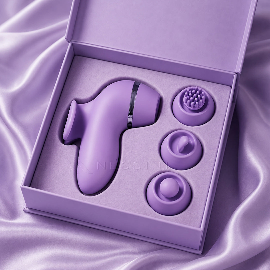 Schmetterlingsförmiger gekrümmter Intim-Massager – Klopf-, Flatter- & Multi-Vibrationsmodi  