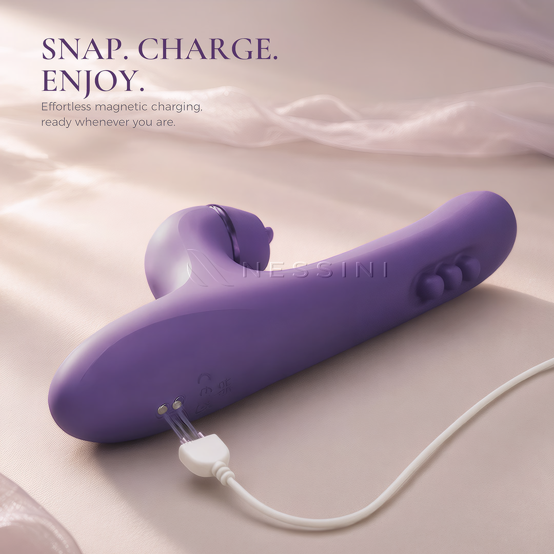 Multi-Mode Intimate Massager with 4 Interchangeable Tips