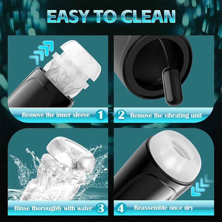 Elite Automatic Performance Stroker - 9-Mode Suction & Whirlpool Experience