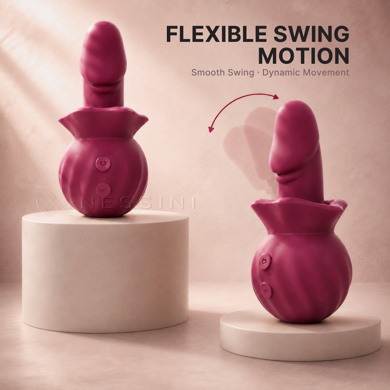 VelvetPulse Dual-Action Suction & Vibration Personal Massager